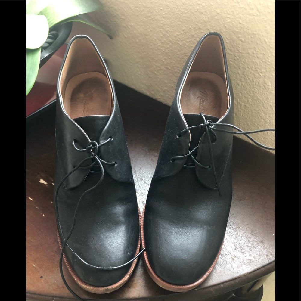 Madewell High Heel Oxford Shoes